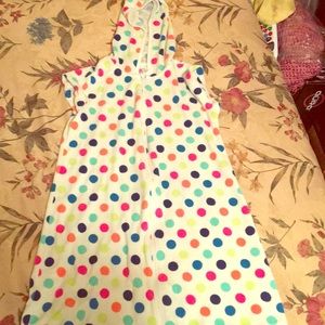 Swimsuit coverup with hood